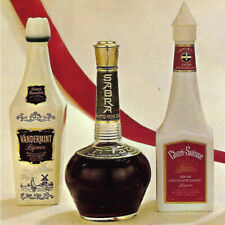 Vintage 1960s Vandermint Liqueur Sabra Cheri-Suisse Bolshoi Vodka Pasha Postcard picture