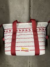 Jumbo In-N-Out Burger Cooler Tote Bag Insulated Picnic Food White Red Logo picture
