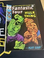 1971 Marvel Comics Fantastic Four #112 - Hulk VS. Thing picture
