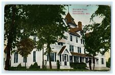 1909 Waldheim Park, Sanatorium, Oconomowoc Wisconsin WI Antique Postcard picture