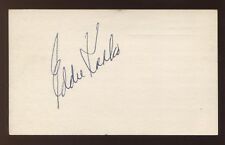 Eddie Kasko Signed 3x5 Index Card Autographed Vintage Baseball Signature picture