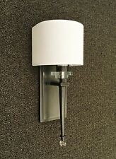 Oil Rubbed Bronze Modern Wall Sconce Light-Wrap Around Shade/Crystal Accents picture