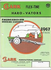 Original OE OEM 1967 Clark Flex Tine Haro-Vators 8 Page Catalog Brochures picture
