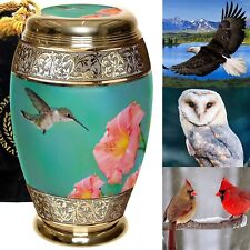 Adult Hummingbird Urns for Human Ashes Full Size 10 Inch Engraved Personalized picture
