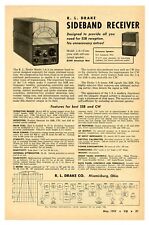 CQ Ham Radio Magazine Ad R.L. DRAKE SIDEBAND RECEIVER Model 1-A (5/59) picture