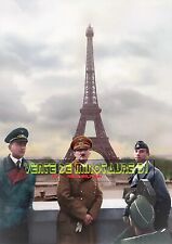 Hitler, Albert Speer and Arno Breker, June 1940 Paris Tour Eiffel - A3 laminated picture