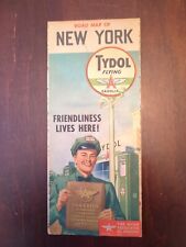 New York Road Map Courtesy of Tide Water Associated Oil Co.  1949 Edition picture