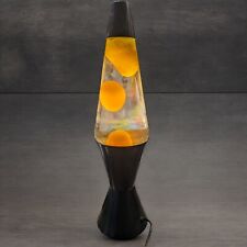 Vintage 1992 Lava Lite Model 8408 Midnight Series Lava Lamp - Yellow / Clear picture