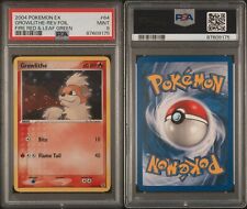 PSA 9 MINT Growlithe Reverse Holo 2004 Fire Red & Leaf Green 64/112 picture