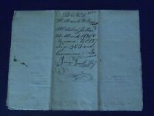 LAND TRANSFER Hillsborough County New Hampshire 1819 - Samuel Wilkins of Amherst picture