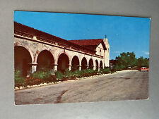 Vintage Santa Ines Mission Santa Barbara California Postcard Unposted 50s 60s picture