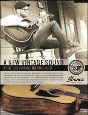 Ibanez Artwood Vintage Thermo Aged Series Acoustic Guitar ad print advertisement picture