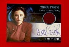 STAR TREK INFLEXIONS NANA VISITOR AS KIRA NERYS DS9 AUTOGRAPH COSTUME RELIC picture
