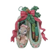 Enesco Christmas Ornament 1992 To The Point Ballerina Shoes Mouse picture