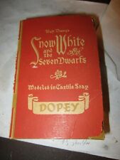 WALT DISNEY'S SNOW WHITE DOPEY SOAP AND BOX LIGHTFOOT SCHULTZ  C. 1930'S picture