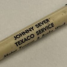 VTG Ballpoint Pen Johnny Sever Texaco Service Oil Gas Station picture