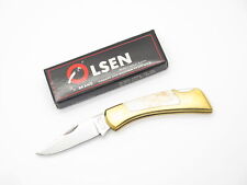 Vtg 1970s Olsen OK 150 Seizo Imai Seki Japan Bone Folding Lockback Pocket Knife picture