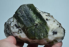 Beautiful Deep Green Big Terminated DIOPSIDE Crystal Speciimen 1023 Gram picture