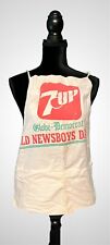 Vintage 1960s “Old Newsboys Day” 7 Up Apron picture