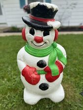 Vintage 1999 Grand Venture Blow Mold Plastic Snowman 30