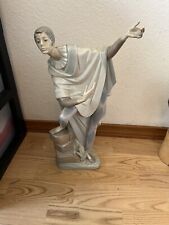Large Vintage Lladro Troubadour In Love Missing Mandolin picture