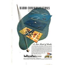 1946 Hallicrafters Radio Communications A New Kind of Radio Print Ad Vintage picture