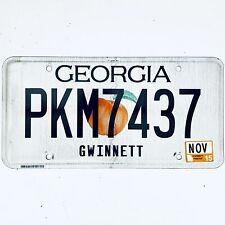 2015 United States Georgia Gwinnett County Passsenger License Plate PKM7437 picture