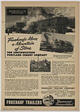 1946 Fruehauf Trailer Ad: Southwestern Portland Cement- Victorville, California picture