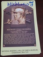 mike mussina signed CANCELLED induction hof plaque postcard cancelation stamp picture