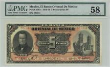 Mexico - El Banco Oriental De Mexico - 5 Pesos - P-S381c - 1914 dated Foreign Pa picture