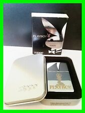 Retired Iconic Playboy Zippo w/ Playmate Silhouette Lighter New Unfired In Box picture