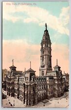 City Hall Philadelphia Pa Pennsylvania Market Streets Postcard picture