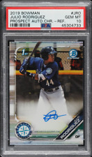 MYSTERY *PACK* PSA 10 2019 JULIO RODRIGUEZ BOWMAN CHROME REFRACTOR RC AUTO /499 picture
