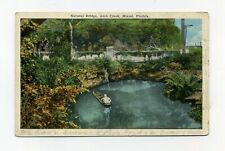 Natural Bridge, Arch Creek, MIAMI Vintage Florida 1925 white-border Postcard picture