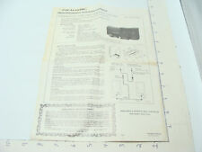 vintage original paper: REALISTIC - Specification & Instructions - MINIMUS-0.6  picture