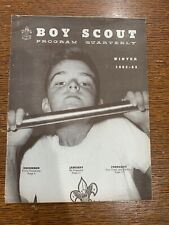Winter 1962-63 BOYS SCOUT PROGRAM  QUARTERLY BSA Fire Food Clothing Be Prepared picture