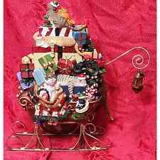 Bradford Exchange Cats On Santa's Sleigh Table Decor Figure Christmas Presents  picture