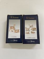 Fontanini Nativity Figurines White Sheep and Goats BOX Christmas Village picture