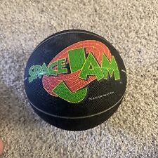 Vintage 1996 Space Jam Spell Out Logo Black Spalding Basketball RARE picture