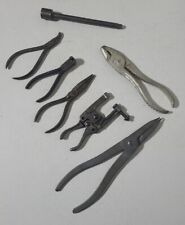 Vintage Lot Of 7 Tools Pliers Apex, Nu-vice, Waldes Truarc, Decker Etc. picture