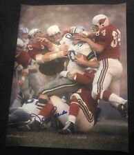 DAN REEVES SIGNED 8X10 PHOTO COWBOYS FALCONS GIANTS W/COA+PROOF RARE WOW picture