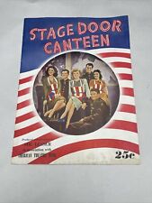 WWII 1943 Theatre Program Stage Door Canteen Katharine Hepburn Harpo Marx Bonds picture