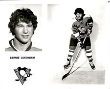 PF10 Orig Photo BERNIE LUKOWICH 1973-74 PITTSBURGH PENGUINS NHL HOCKEY FORWARD picture