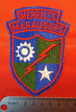 US Army Authentic WW2 Era Merrill's Marauders Patch picture