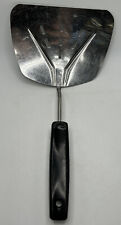 Vintage Foley Wide Fish Turner Flipper  Curve Stainless Steal Slotted Spatula picture