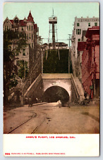 Los Angeles CA-California, Angel's Flight Tunnel, Antique Vintage Post Card picture