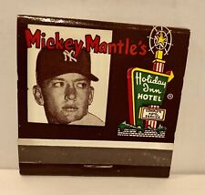 Very Rare Late 1950’s Mickey Mantle’s Holiday Inn, Joplin Missouri, Matchbook picture