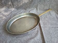 Solid Copper Oval Omelet Fish Pan 12