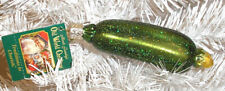 2007 ZUCCHINI - OLD WORLD CHRISTMAS BLOWN GLASS ORNAMENT - NEW W/TAG picture