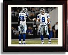 Framed - Tony Romo and Dez Bryant - Dallas Cowboys Autograph Promo Print picture